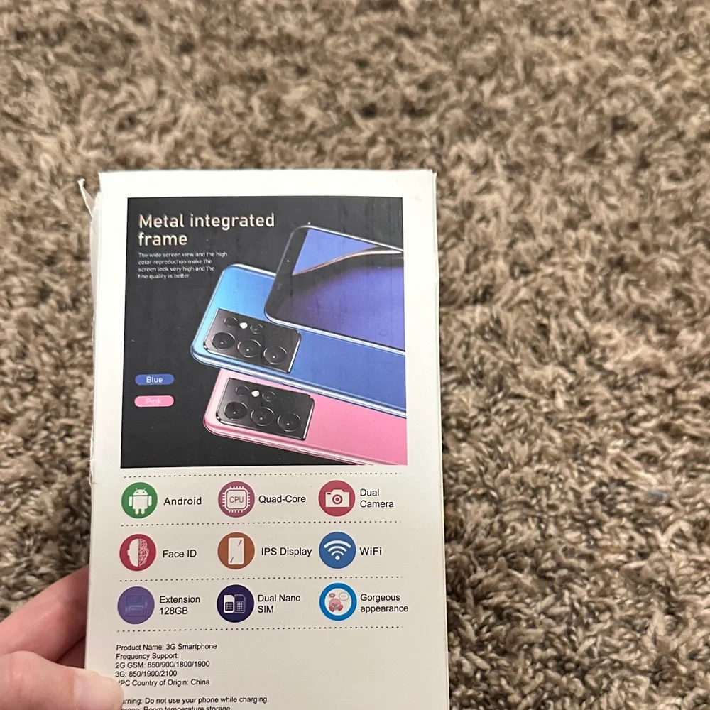 B. Smart Vibrant Blue Smartphone